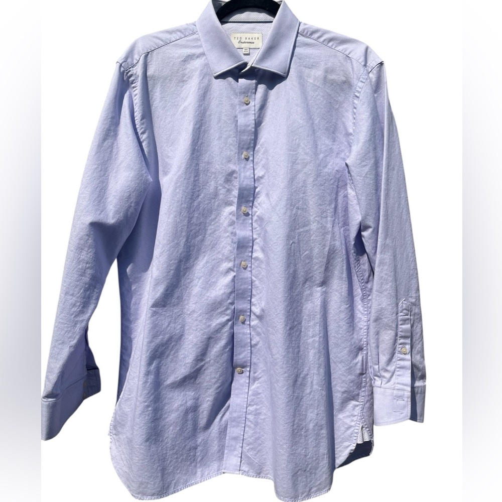 Ted Baker Endurance Lavender Dress Shirt 16.5 32/33